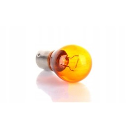Oranžinė vieno kaitrinė lemputė 12v 21w