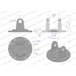 Antkaklis su šakėmis 30 2x106 serija 7r motogener