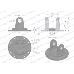 Antkaklis su šakėmis 35x106 serija 8r Warynski
