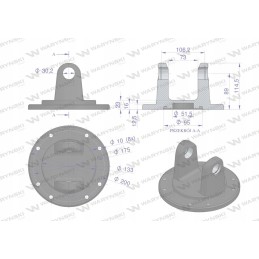 Antkaklis su šakėmis 30 2x106 serija 7r Warynski
