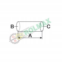 Radiatoriaus žarnos korpusas 3134507r1 cnh