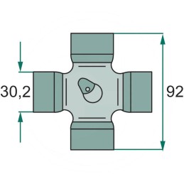 Kryžių komplektas 30mm 92mm 397601622