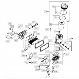 Alyvos filtras john deere re509672 p550938
