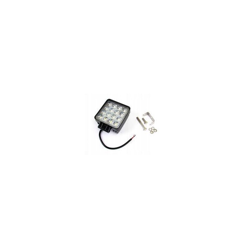 Kvadratinė halogeninė LED darbo lempa 16x3w 48w