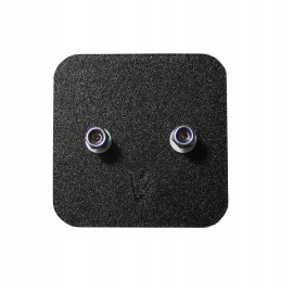 Wladimirec t25 t30 emblema juodai balti varžtai