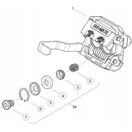 Greito atjungimo remonto komplektas 4528020090 duo mati