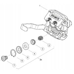 Greito atjungimo remonto komplektas 4528020090 duo mati