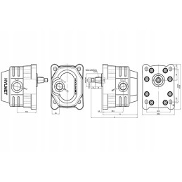 Hidraulinis siurblys 68l Hylmet daugintuvui