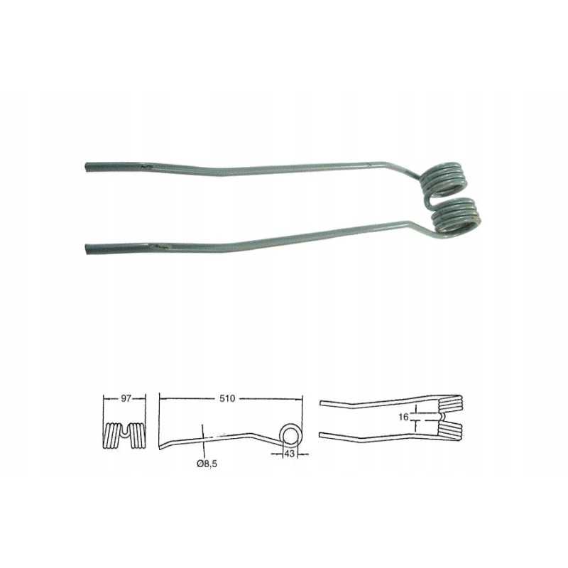 Pottinger grėblio noragas dešinysis 436142 02690