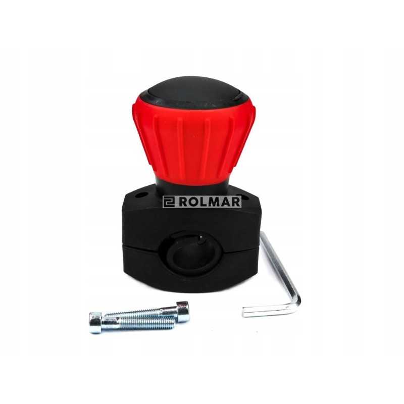 Vairo rankenėlė ant guolio yra raudona