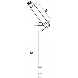 Kaištis 230 mm
