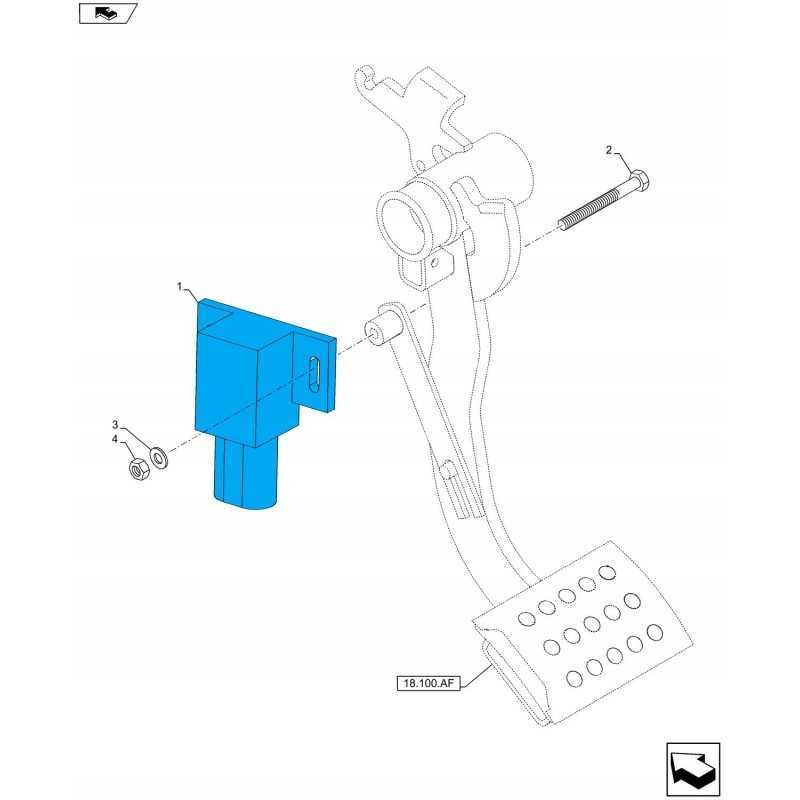 Akceleratoriaus pedalo jutiklis naujas holland t7000 korpusas puma 87