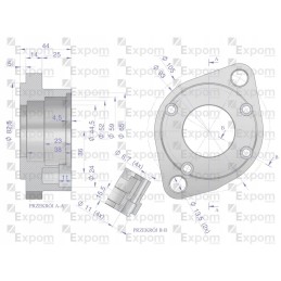 Deutz Fahr starterio galvutė, magnetono tipas 9142
