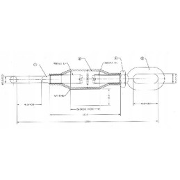 Šoninis stabilizatorius 250 mm z700544kr