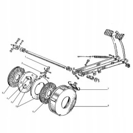 Stabdžių diskas Belarus Mtz fi 204mm 16z a5901200