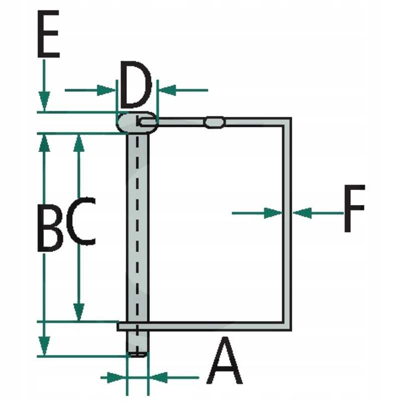 Vamzdžio kaištis fi 6mm 57mm