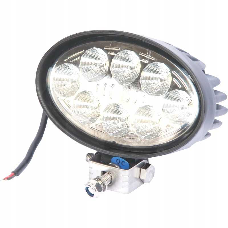 Elipsinė ovali LED darbo lempa 24W IP67
