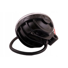 Mini apvali darbinė lempa 12w 4 LED glanz