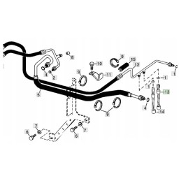 John Deere RE24307 oro kondicionieriaus slėgio jungiklis