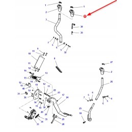 Acx2311240 pavarų perjungimo rankenėlė