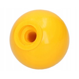 Svirties rankenėlė fi 40mm M8 geltonas skirstytuvas