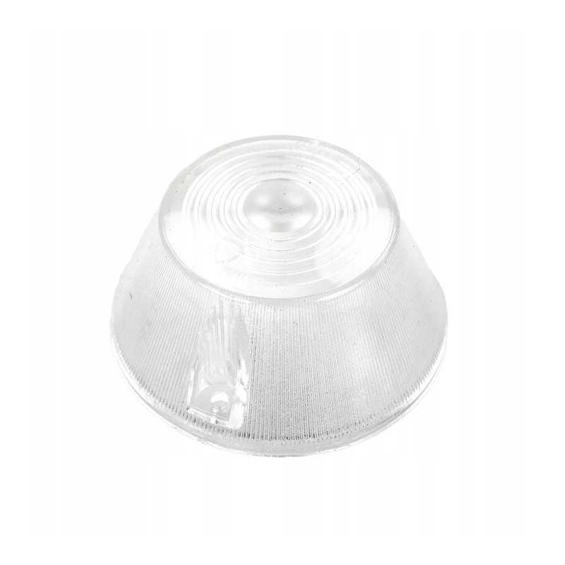 Priekinio gabarito žibinto gaubtas yra baltas 92 būdais