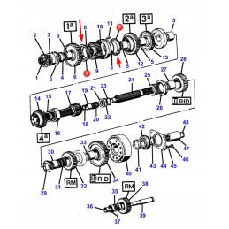 981899m1 sinchronizatoriaus žiedas