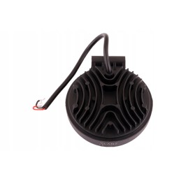 Apvali darbinė lempa 27w 9 LED glanz