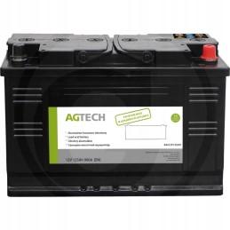 Akumuliatorius 12v 125ah 900a lenkiškas agtech