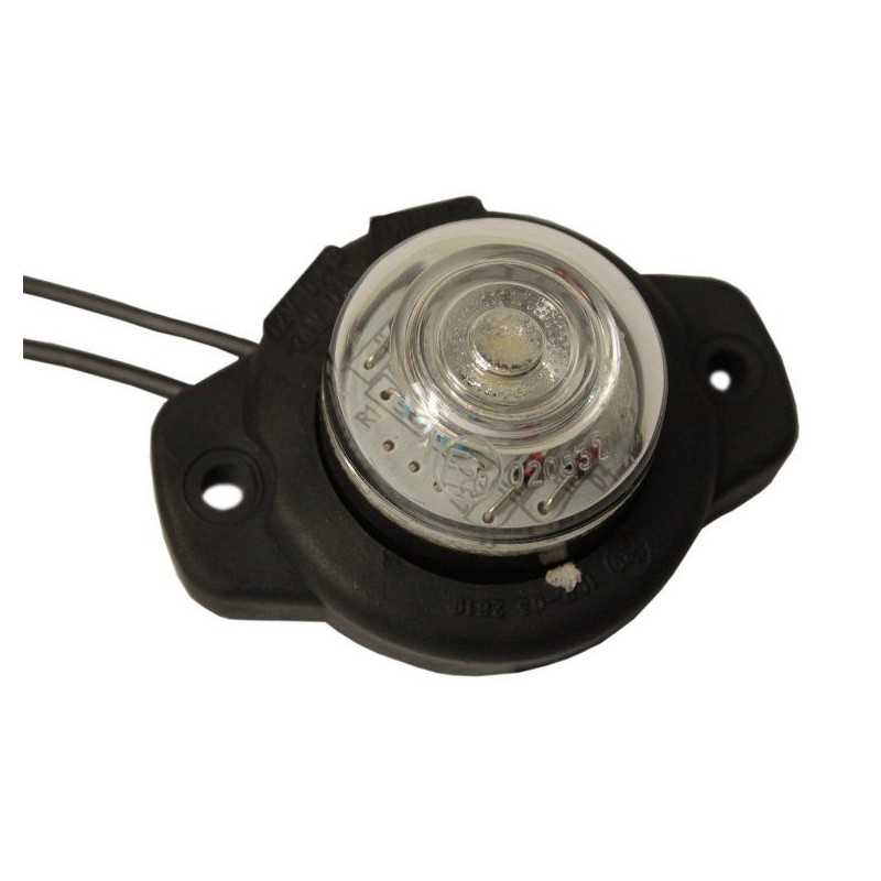 Priekinė gabaritinė lemputė balta LED 12v 24v