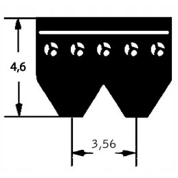oro kondicionavimo diržas conti 8pk1460 challenger mt 765
