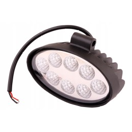 Ellipsa 24W 8 LED Glanz darbo lempa