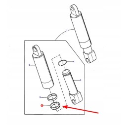 834535m1 cilindro sandarinimo žiedas