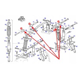 816500200280 kabinos pakabos guminė įvorė