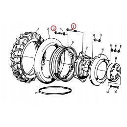 Galinis svorio varžtas ursus c 330 m16x1 5x105