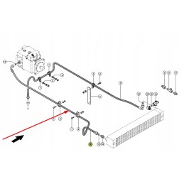 772052 0 alyvos aušintuvo hidraulinė žarna