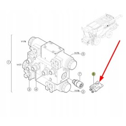 771933 0 vožtuvo bloko sandariklio komplektas