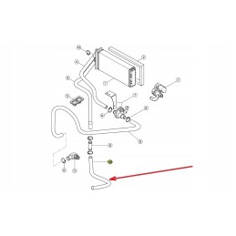 7700071827 šildytuvo guminė žarna