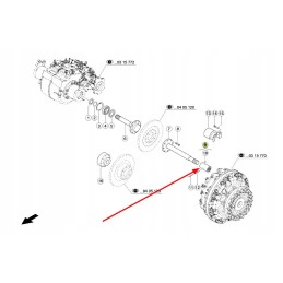 769621 01 kardaninio veleno jungties įvorė