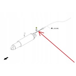 764076 1 vikšro įtempimo cilindro jungiklis