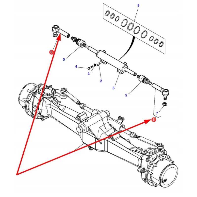 7552445004 vairo traukės galas l 270mm