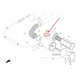 752283 0 Claas oro filtro užsikimšimo jutiklis