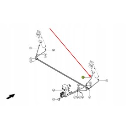 747820 0 automatinės kontūrinės pavaros metalinis kabelis