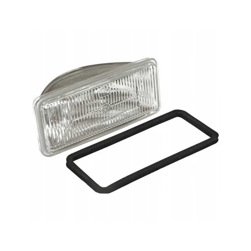 Halogeninė stačiakampė darbo lempa garų 139x63