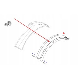 737812601010 kairiojo sparno pailginimas 135 mm