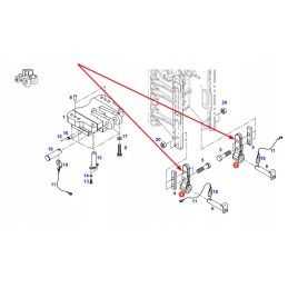 728500164010 apatinio kablio tvirtinimo kronšteinas