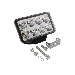 Darbinė lempa 12 24v stačiakampė, 8 diodai ax006