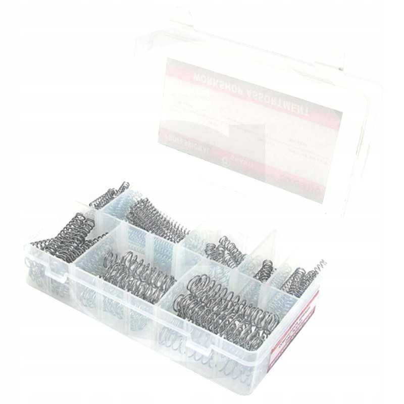 Suspaudimo spyruoklių rinkinys 120 elementų