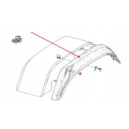 718701051100 kairiojo sparno pailginimas 155 mm