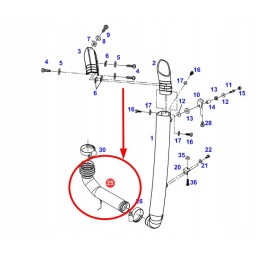718202090130 variklio oro įsiurbimo vamzdis